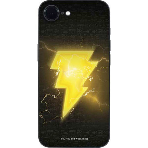 DC Comics Black Adam Lightning Bolt iPhone 16e Skin
